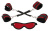 Bad Kitty Restraint Set Hogtie - red - БДСМ набор, (красный)