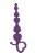 MAI Attraction Toys №79 - анальные бусы, 18х3.1 см (фиолетовый) MAI Attraction Toys №79 - анальные бусы, 18х3.1 см (фиолетовый)