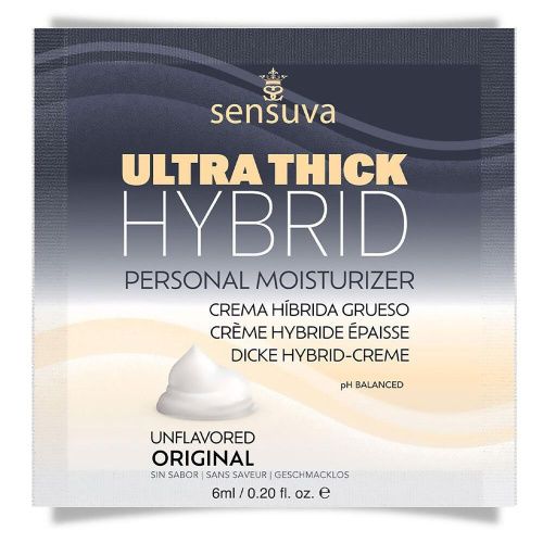 Sensuva - Ultra-Thick Hybrid Formula - Пробник густой смазки на гибридной основе, 6 мл.