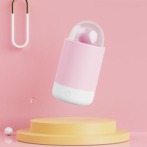 Вибратор-конфетка на палочке KISSTOY Pink Pop, зарядный кейс-ночник, 