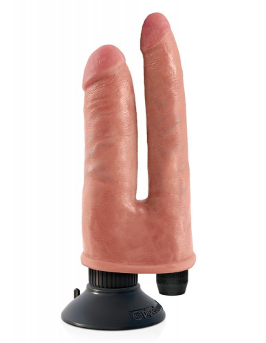 Pipdream King Cock Vibrating Double Penetrator - вибратор для двойного проникновения
