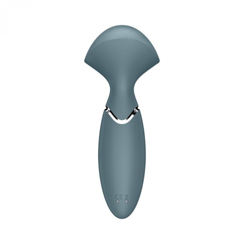 Satisfyer Mini Wand-er - Вибромассажер, 16х6 см (серый)