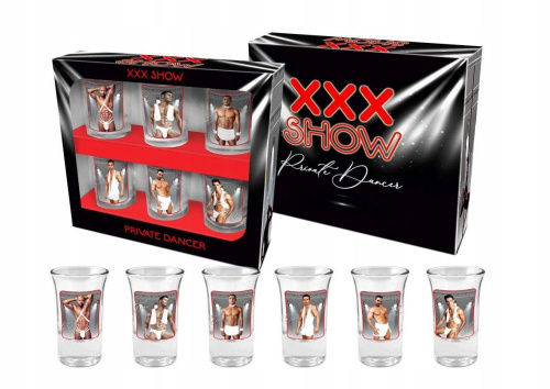 Набор рюмок – XXX Show Men, 6 шт. по 35 мл