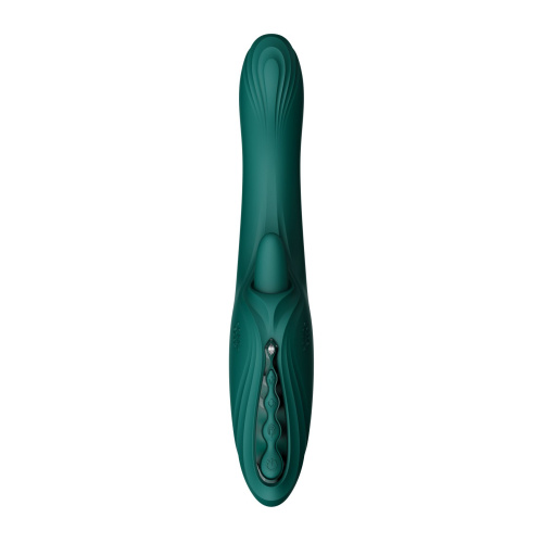 Вибратор-кролик со смарт управлением Zalo Ares Turquoise Green
