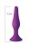 MAI Attraction Toys №33 анальная пробка на присоске, 11,5х3 см (фиолетовый) MAI Attraction Toys №33 анальная пробка на присоске, 11,5х3 см (фиолетовый)
