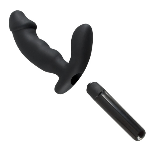 Orion  Rebel Cock-Shaped Vibe Prostata Vibrator - Массажер простаты, 15 см (черный)