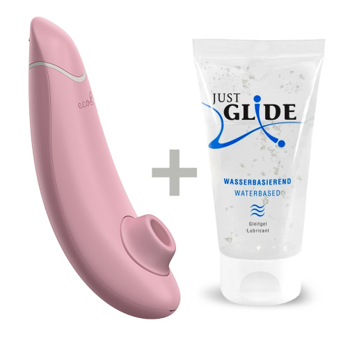 Ввакуумный стимулятор клитора Womanizer Premium Eco + Лубрикант 50 мл в подарок
