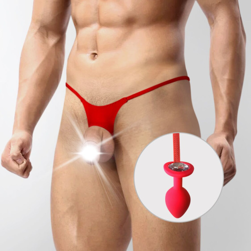 Мужские трусы XS-2XL с анальной пробкой Art of Sex Joni размер пробки L