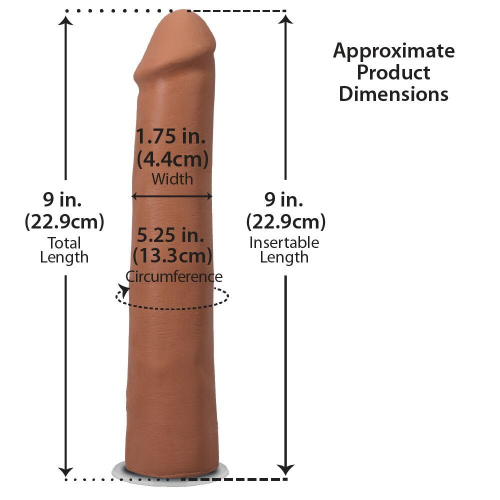Фалоімітатор Doc Johnson The Realistic Cock ULTRASKYN 9 Inch, 22,9 см - купити в Україні | Секс шоп SEX-SHOP.ua