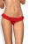 Obsessive 827-THO-3 - эротические стринги с оборкой, S/M (красный)