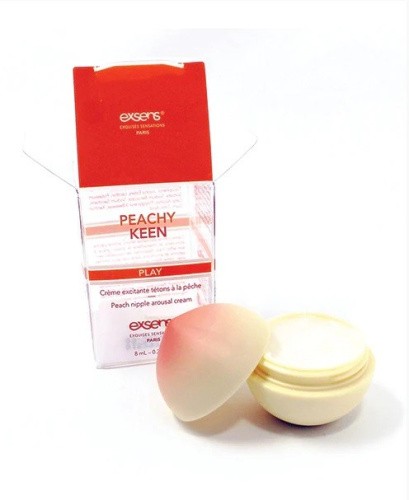 Exsens Peachy Keen - возбуждающий крем для сосков, съедобный, 8 мл (персик)