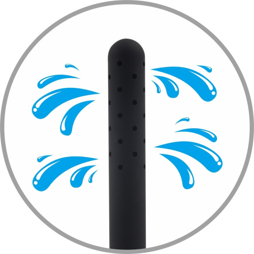 Black Mont 360° Water Flow 5.9" - Насадка для анального душа, 15х1.9 см