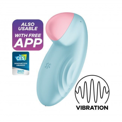 Satisfyer Tropical Tip - Вибратор для клитора (голубой)