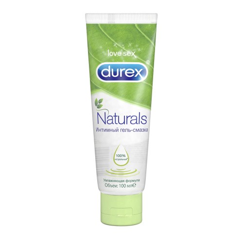 Durex Naturals - классическая смазка на водной основе, 100 мл