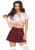Leg Avenue-Classic School Girl Red - Сексуальный костюм школьницы, S/M Leg Avenue-Classic School Girl Red - Сексуальный костюм школьницы, S/M
