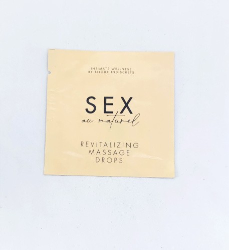 Sex au Naturel by Bijoux Indiscrets - Revitalising Intimate Massage Drops - Капли для интимного массажа, 2 мл  (Испания)
