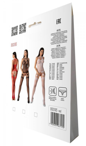 Бодистокинг с множеством бретелей Passion BS095, One Size