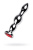 TOYFA Metal Silver anal plug - серебристая анальная пробка с кристаллом, 13.5х3 см (красный) TOYFA Metal Silver anal plug - серебристая анальная пробка с кристаллом, 13.5х3 см (красный)