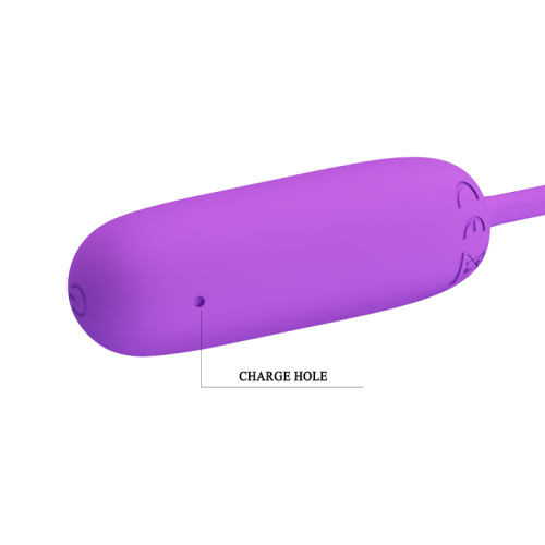 Pretty Love Joyce Vibrating Egg Purple - Виброяйцо, 18 см (фиолетовый)