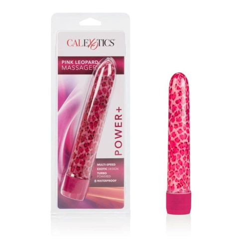 CalExotics Leopard Massager пластиковый вибратор, 17х3 см (Leopard)