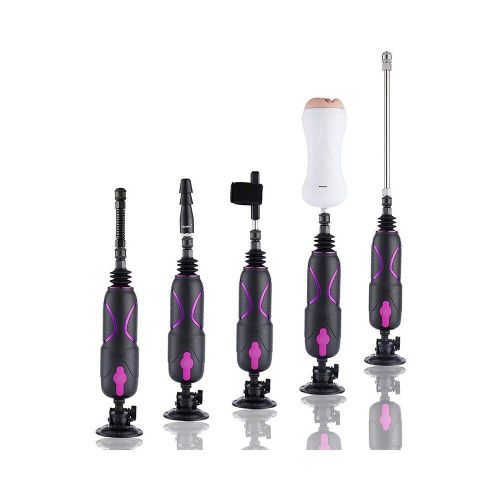Набір адаптерів для секс-машин Hismith Luxury Kit - KlicLok System Set - купити в Україні | Секс шоп SEX-SHOP.ua