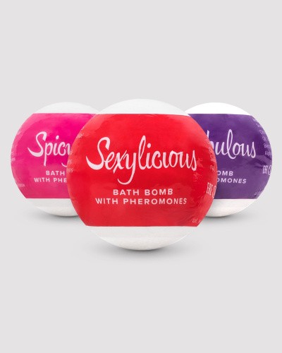 Obsessive - Bath bomb with pheromones Fun - Бомбочка для ванны с феромонами, 100г