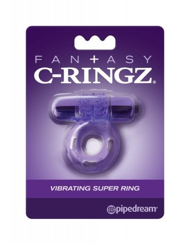 Pipedream Vibrating Super Ring - виброкольцо, 5х1.5 см (фиолетовый)