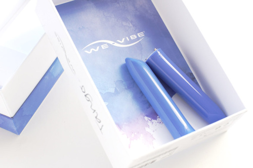 We-Vibe Tango - супермощный мини-вибратор, 9х2 см (голубой)