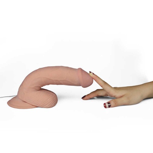 Вибратор LoveToy The Ultra Soft Dude Vibrating Flesh, 20 см