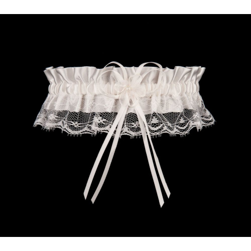 Julimex Ryga PW 43 - Элегантная подвязка на ножку, S/M (белый)