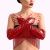 Виниловые митенки Art of Sex - Lerona, S красные