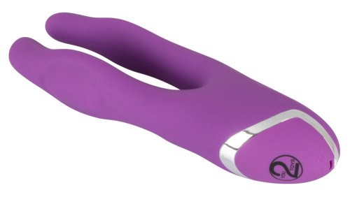 Orion - Sweet Smile Double Vibrator - Hi-tech вибратор, 18.7х3.6 см