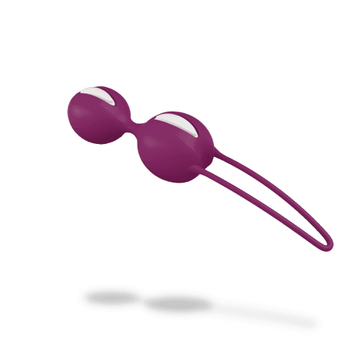 Fun Factory Smartballs Duo Вагінальні кульки, 9.5х3. 6 см (червоний з білим) - купити в Києві, Україні