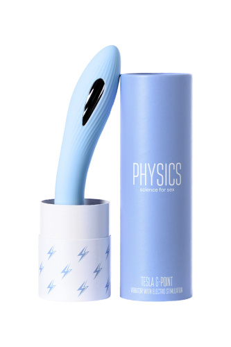 Toyfa - Physics Tesla G-Point - Вибратор с электростимуляцией 21х3.5 см