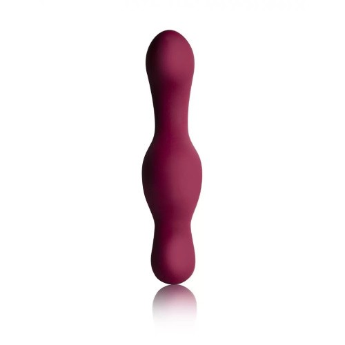 Rocks Off Ruby Glow - Вибромассажер, 18.6х3.2 см (бордо)