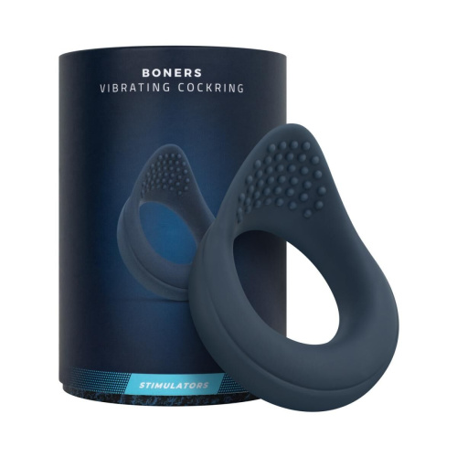 Эрекционное виброкольцо Boners Vibrating Cock Ring with Perineum Stimulation