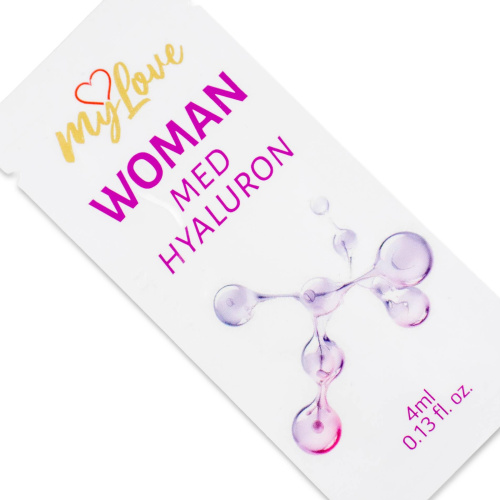 Интимный увлажняющий гель-лубрикант для женщин - MyLove Woman Med Hyaluron, 4 мл