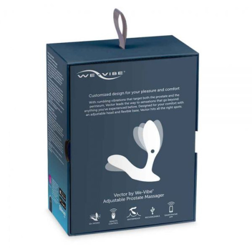 Vector by We-Vibe - умный массажер простаты с дистанционным управлением, 8,5х2,9 см