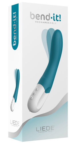 Вибратор точки G Liebe Bend It Rechargeable Ocean Blue