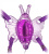 Trinity Vibes 10 Function Vibrating Butterfly Harness - Стимулятор клитора в виде бабочки, 10.8х9.5 см (фиолетовый) Trinity Vibes 10 Function Vibrating Butterfly Harness - Стимулятор клитора в виде бабочки, 10.8х9.5 см (фиолетовый)