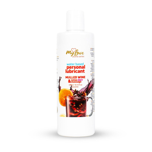 2в1 лубрикант и массажный гель - MyLove Aroma Series Intim&Massage Mulled Wine, 300 мл