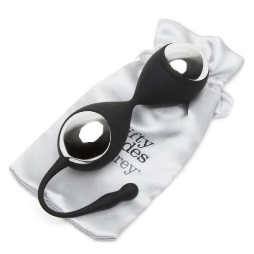 Fifty Shades of Grey Inner Goddess вагиналные шарики со смещенным центром тяжести, 11.43х3.64 см
