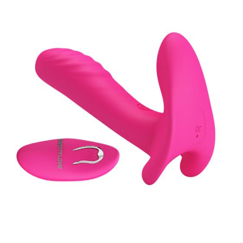 Pretty Love Remote Control Massager Pink - Универсальный массажёр с вибрацией и пультом ДУ, 10х2.2 см (розовый)