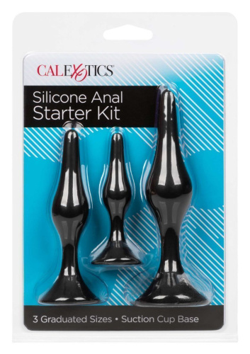 California Exotic Novelties Silicone Anal Starter Kit - Набор анальных пробок