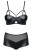 Obsessive Leatheria set - комплект сексуального белья, L/XL (чёрный) Obsessive Leatheria set - комплект сексуального белья, L/XL (чёрный)