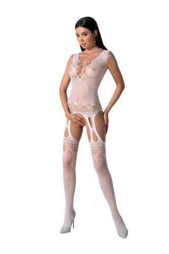 Бодистокинг с плетением на груди Passion BS099, One Size