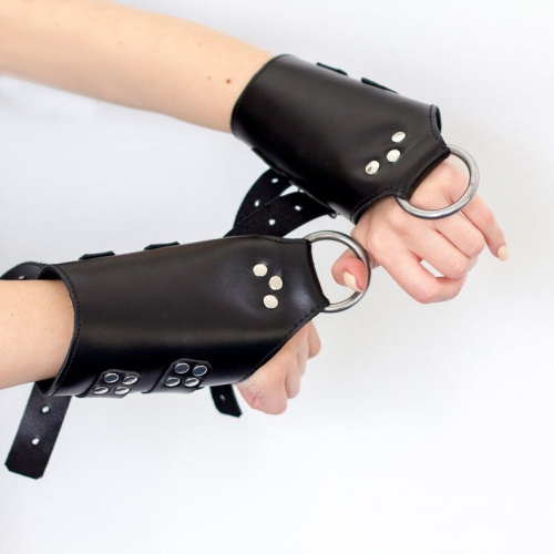 Art of Sex Kinky Hand Cuffs For Suspension манжеты для подвеса за руки из натуральной кожи