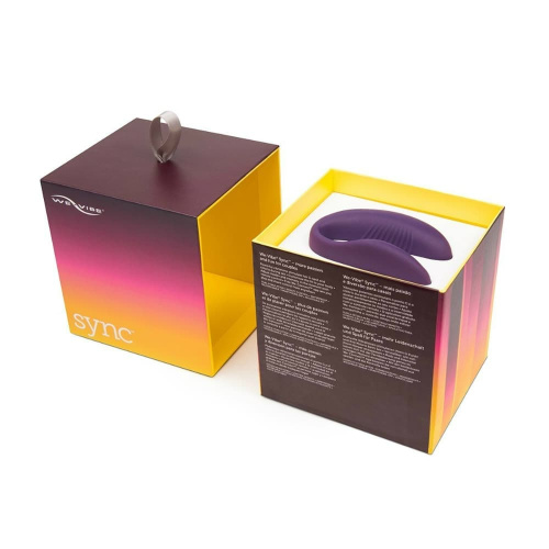 We-Vibe Sync - инновационный анатомический вибратор для пар (бирюзовый)