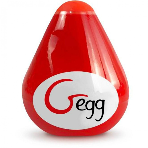 Gvibe - Gegg - Мастурбатор-яйцо (красный) - Купити в Україні | Sex-shop.ua ❤️