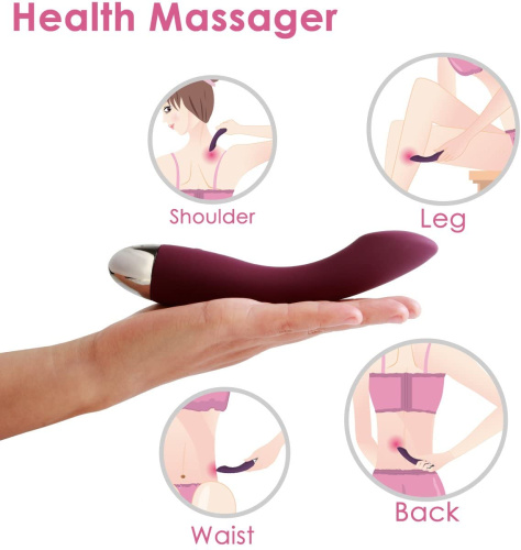 Svakom Lisa Touch Sensor Vibrator - вибратор для точки G с сенсорным датчиком, 17х3 см